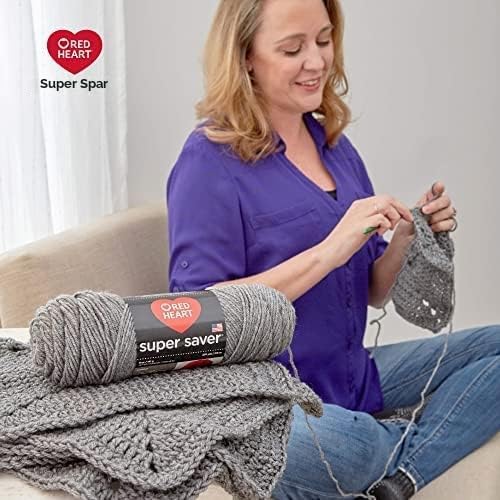 Red Heart E302C.0316P02 Super Saver Jumbo Garn, Acryl, Weiss (Soft White), 2 Count(Pack of 1) Weiss