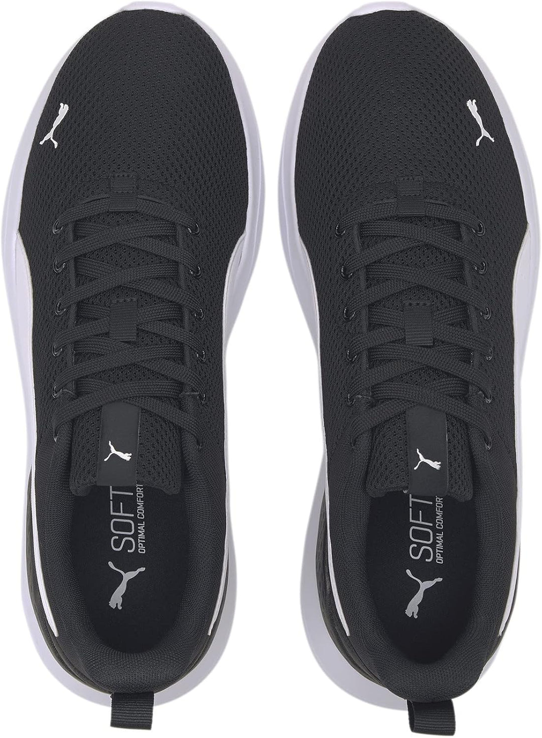 PUMA Unisex Anzarun Lite Sneaker 40.5 EU Puma Black Puma White, 40.5 EU Puma Black Puma White