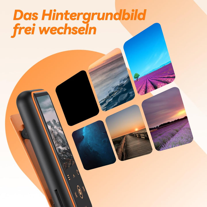 AGPTEK 64GB MP3 Player mit Sport Clip, Bluetooth 5.3 Player mit 1,8 Zoll TFT Farbbildschirm, Mini Mu