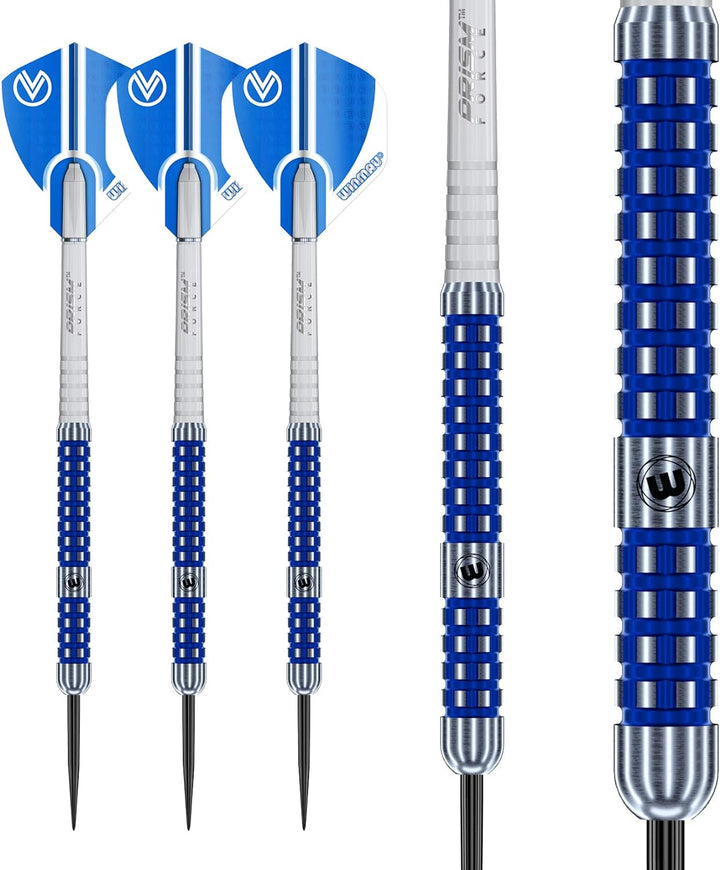 WINMAU Vincent Van Der Voort 25g Profi Wolfram Steeltip Dartpfeile Set mit Flights und Schäfte