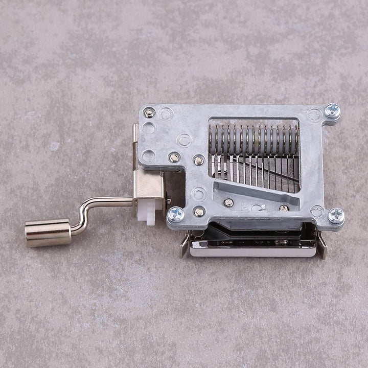 FTVOGUE 15 Hinweis DIY Tune Handkurbel Mechanische Spieluhr Bewegung Locher 20 Papierbänder Erstelle