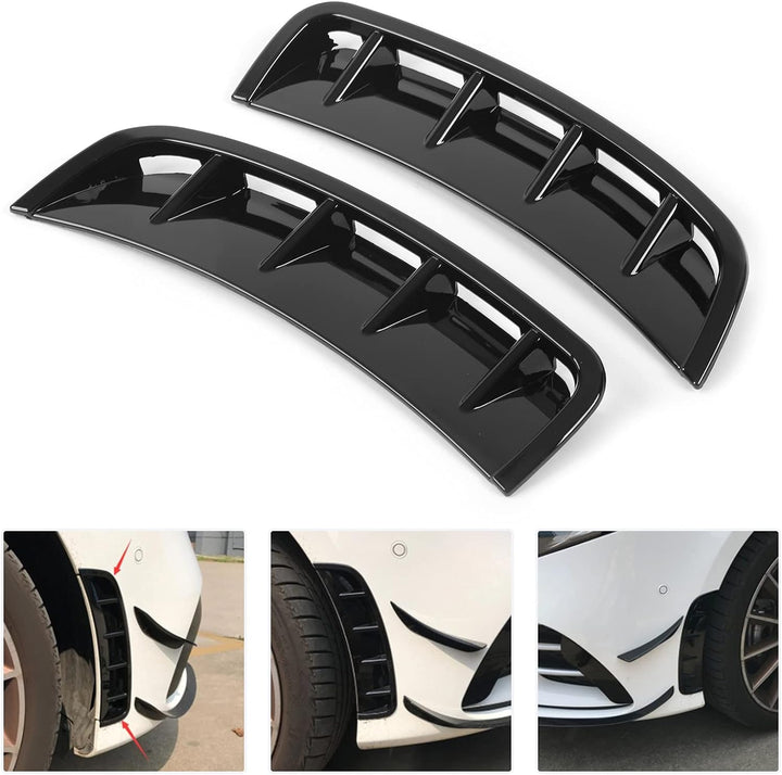 Auto Frontstossstange Spoiler, Seitenverkleidungsspoiler Luftdurchfluss Luftzufuhr Spoilerlippe Kant