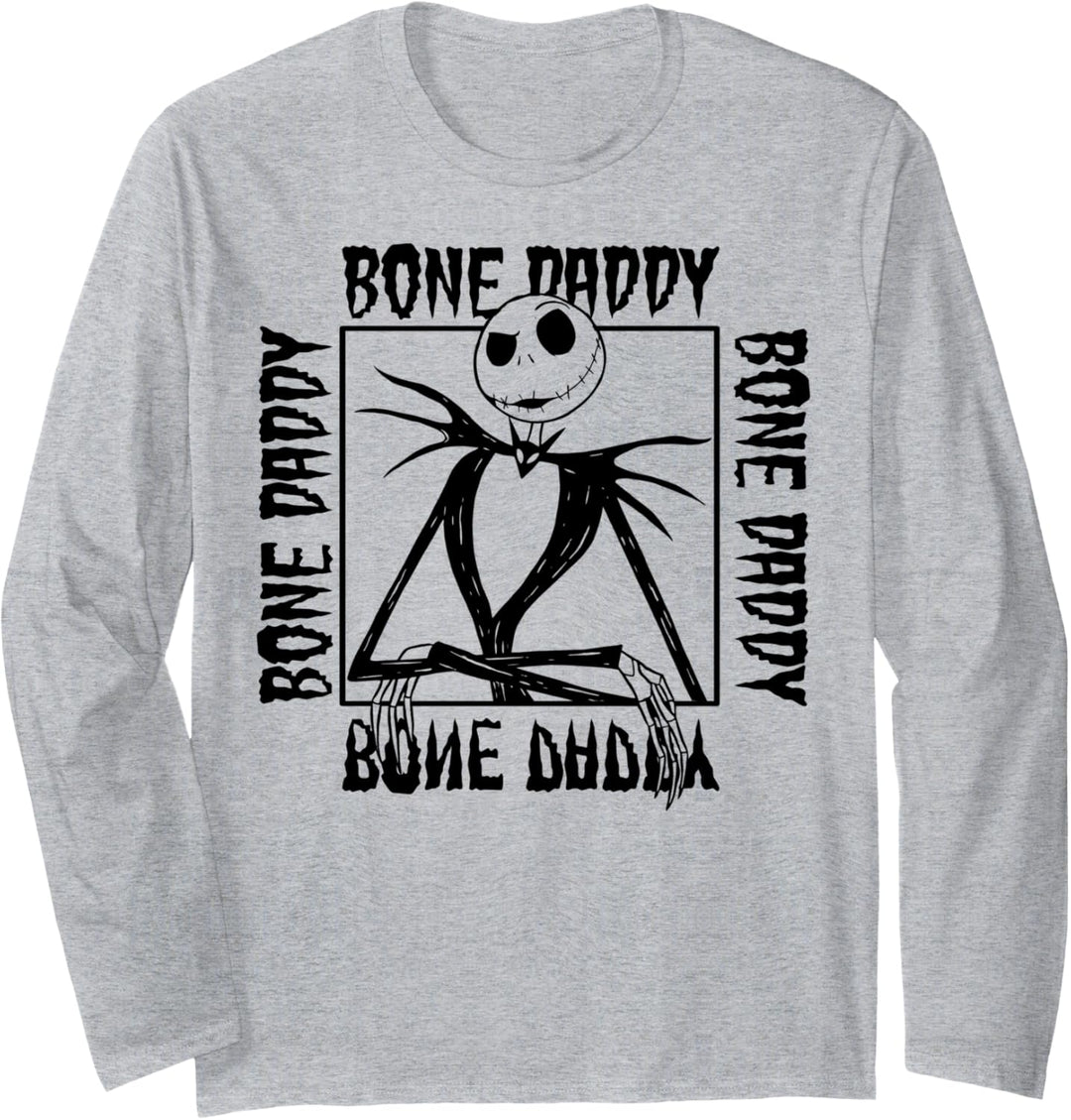 Nightmare Before Christmas Jack Skelington Bone Daddy Langarmshirt