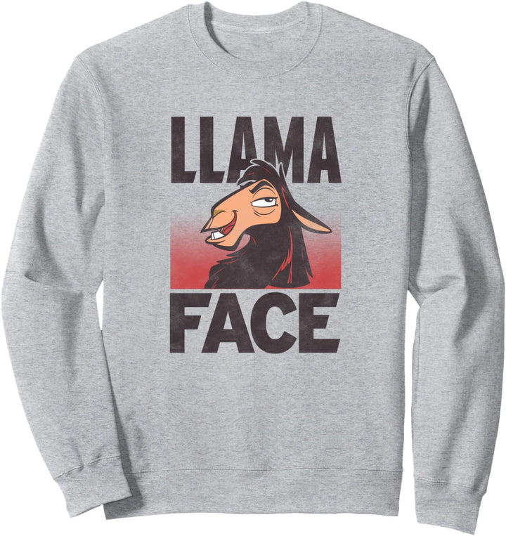 Disney The Emporer's New Groove Kuzco Llama Face Sweatshirt