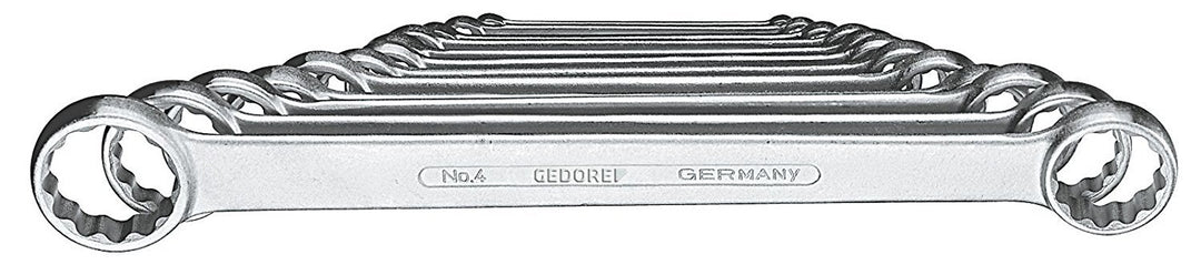GEDORE Doppelringschlüsselsatz 12tlg. DIN837 SW6x7-30x32mm ISO33181085 6 - 32 mm (12-teilig - B), 6