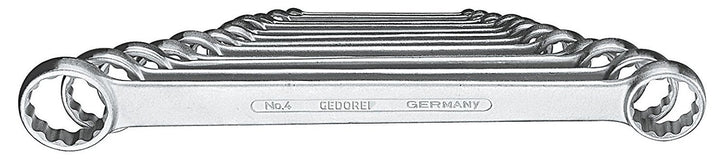 GEDORE Doppelringschlüsselsatz 12tlg. DIN837 SW6x7-30x32mm ISO33181085 6 - 32 mm (12-teilig - B), 6