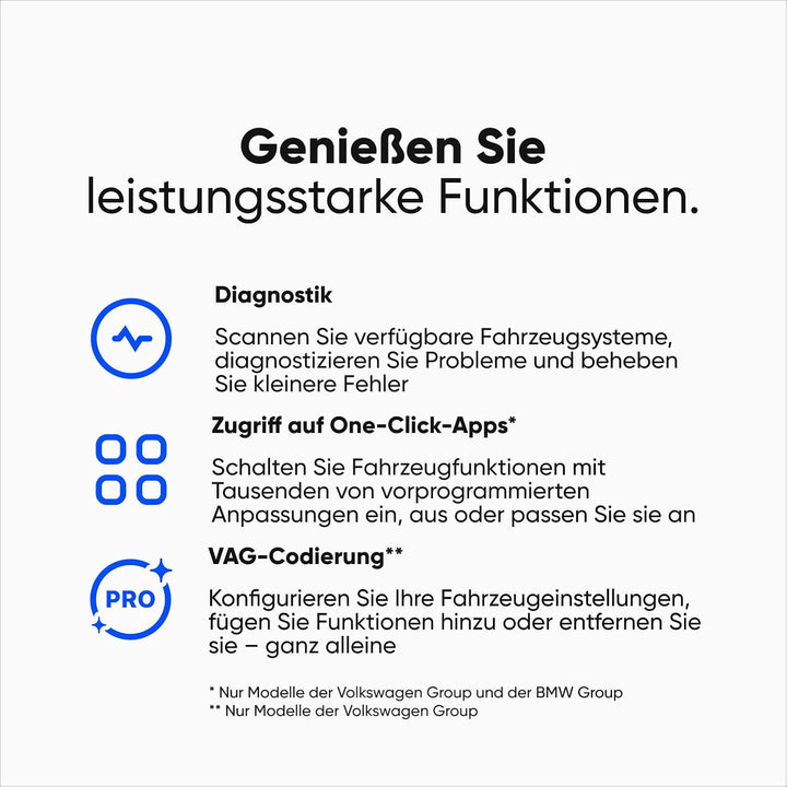 Obdeleven Ultimate Edition: Professionelles OBD2-Diagnose-Scan-Werkzeug der nächsten Generation zum
