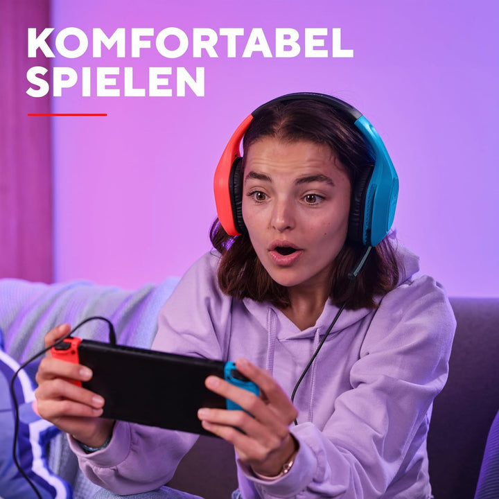 Trust Gaming GXT 416S Zirox Leichtes Gaming Headset für Nintendo Switch mit 50-mm-Treiber, 1,2 m Kab