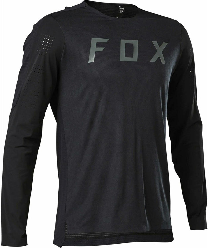 Fox Herren Bike Oberteil Flexair PRO LS Jersey L Black/White, L Black/White