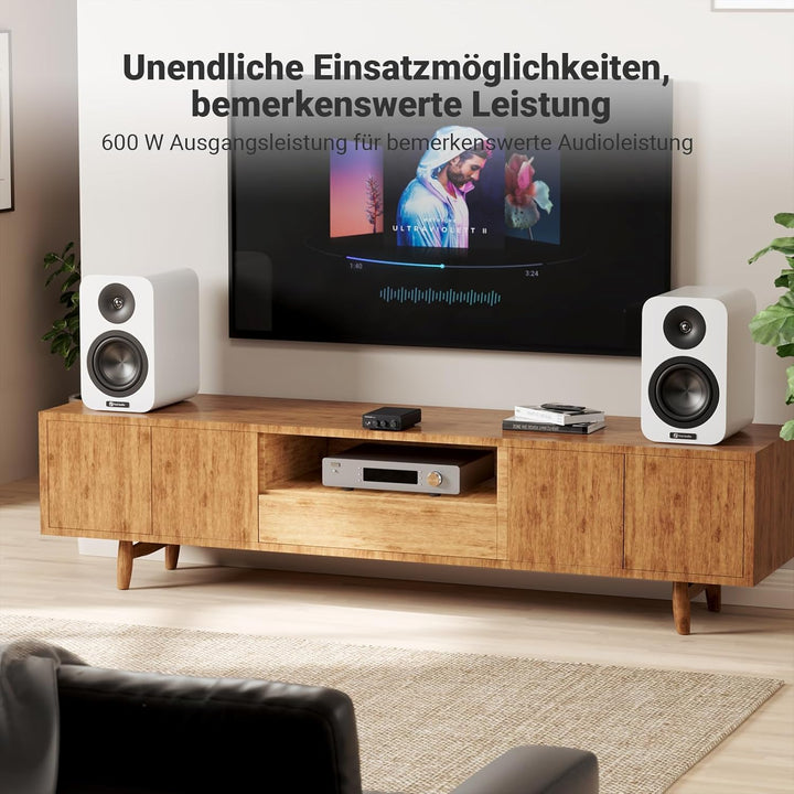 Fosi Audio TB10D 600 Watt TPA3255 Mini Verstärker HiFi Stereo Klasse D Verstärker Integrierter digit