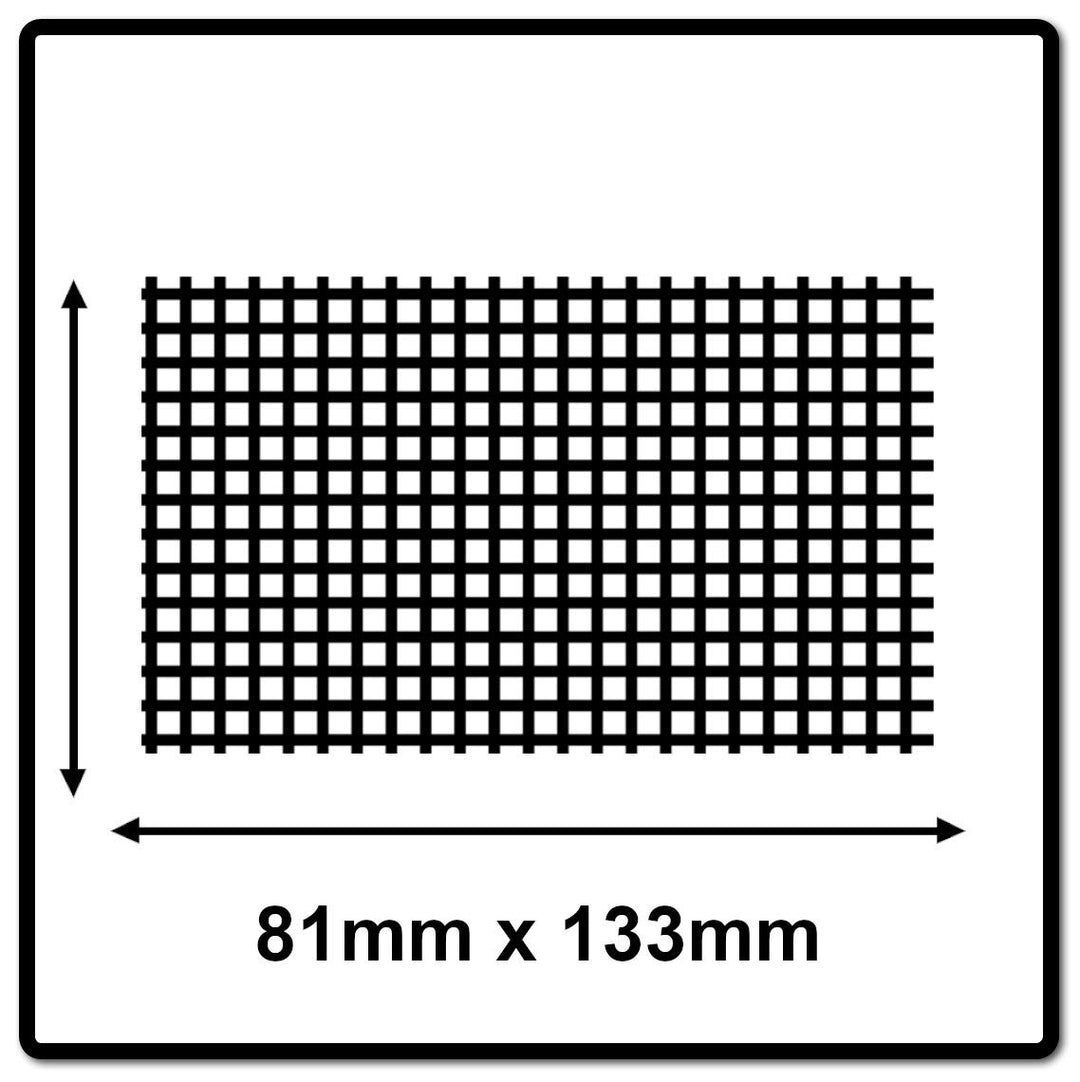 Mirka Abranet Netz-Schleifstreifen 81x133 mm Klett / Korn P120 / 50 Stk / zum Schleifen von Holz, Sp