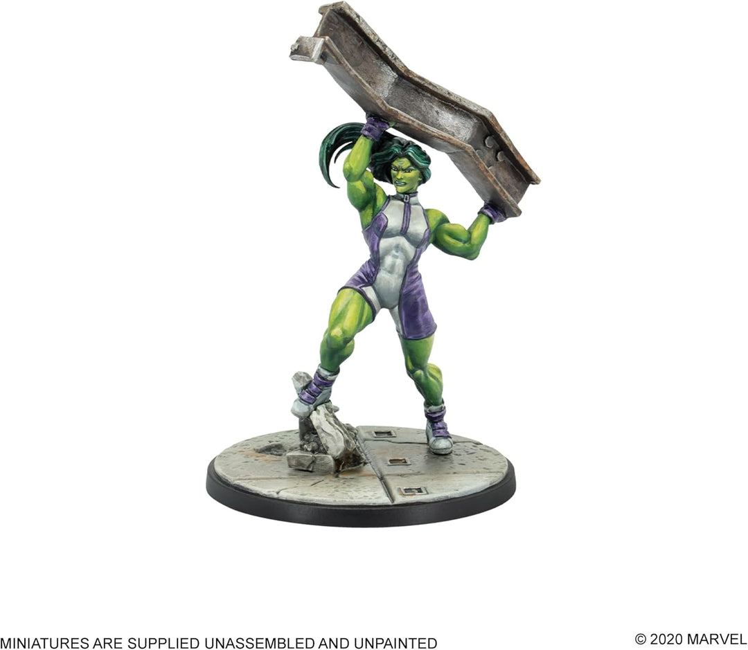 Atomic Mass Games - Marvel Crisis Protocol: Character Pack: She Hulk: Marvel Crisis Protocol - Minia