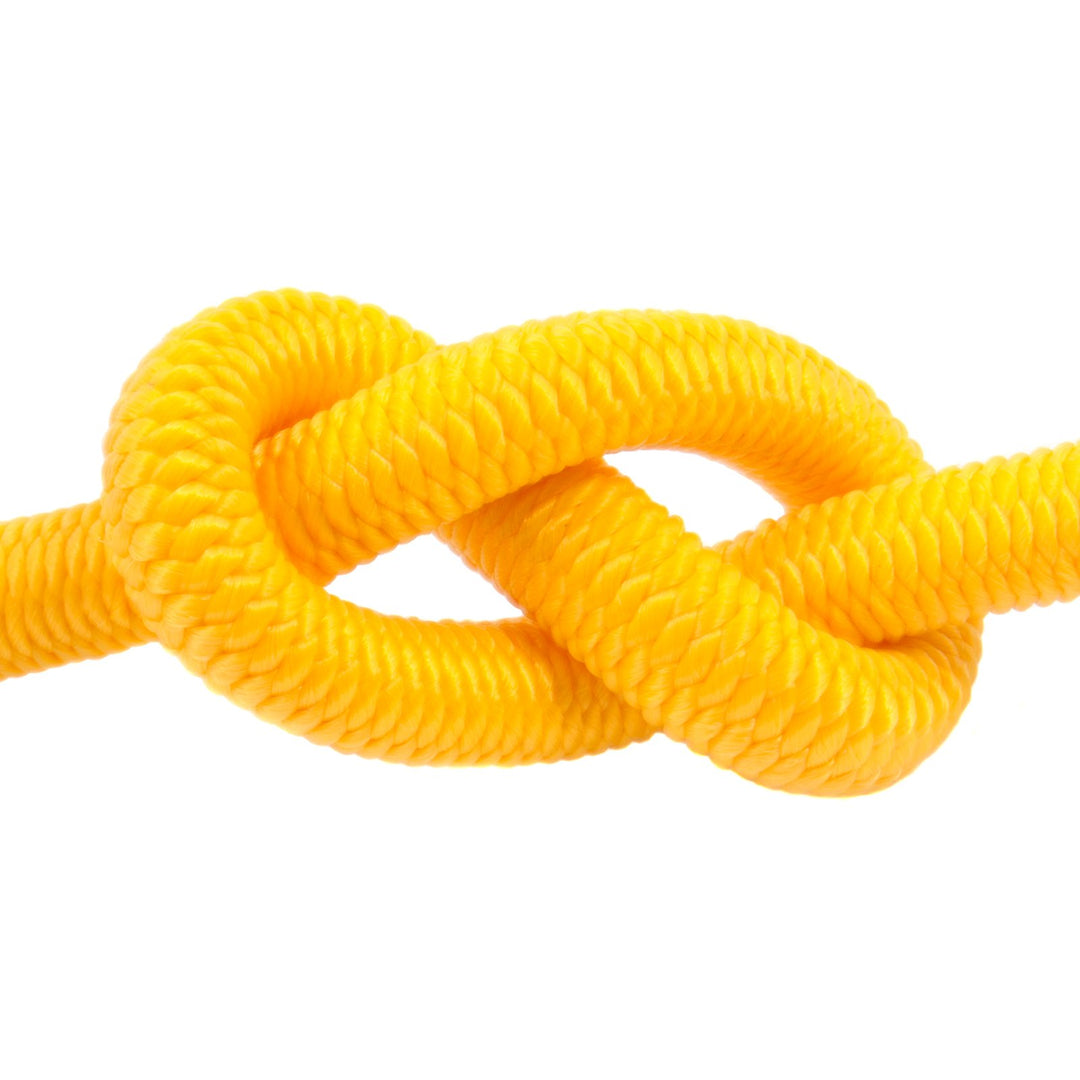 DQ-PP Gummiseil | 12mm | 15m | Gelb | Expanderseil Expander Gummischnur Gummikordel Spannseil Planen