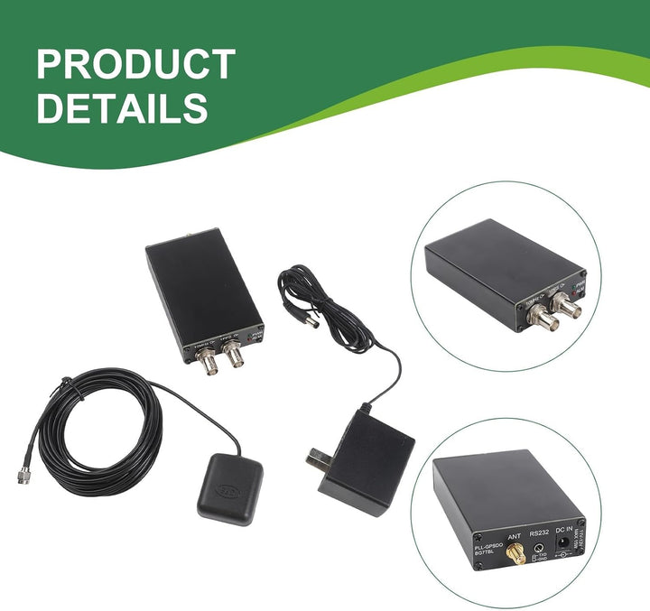 SPORTARC GPS-Disziplin-Oszillator mit PLL GPSDO 10MHz Sinuswelle, Adapter, GPS ANT