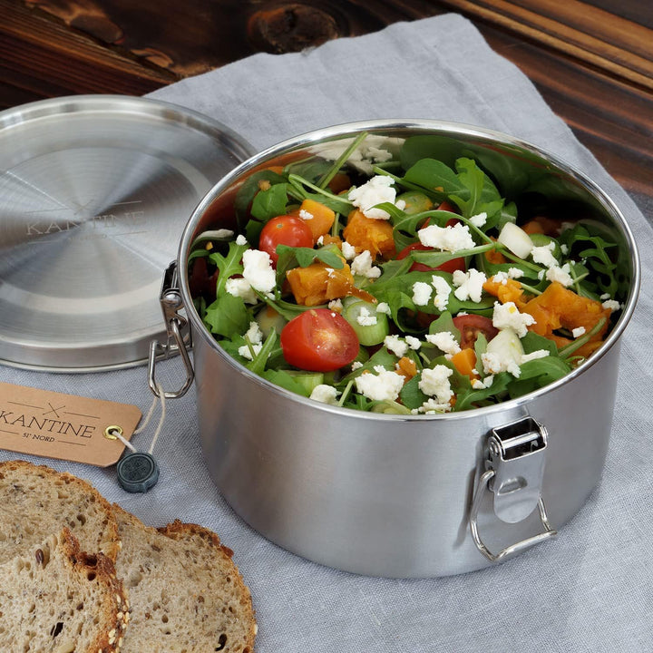 Kantine 51° Nord Lunchbox Edelstahl 1200 ml | Auslaufsichere Tiffin Box, für Erwachsene &amp; Kinder, Br