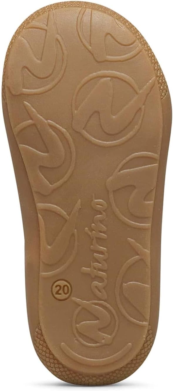 Naturino Lauflernschuhe aus Nappaleder 17 EU Marineblau Braun, 17 EU Marineblau Braun