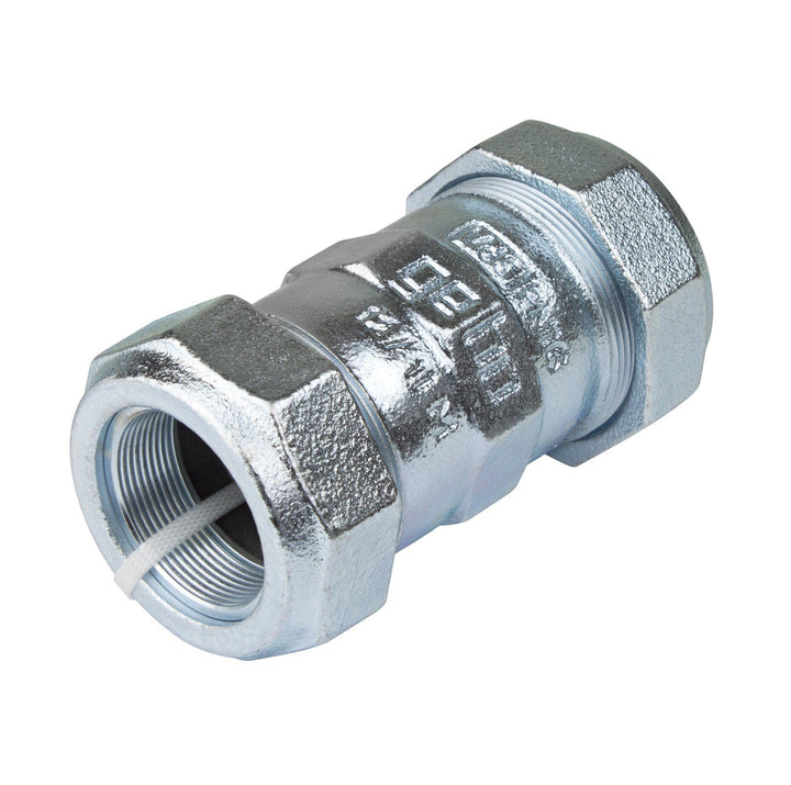 Gebo Armaturen Temperguss-Klemmverbinder O, beidseitig zum Klemmen 33,7 x 33,7 mm, 1 Zoll, 01.150.02