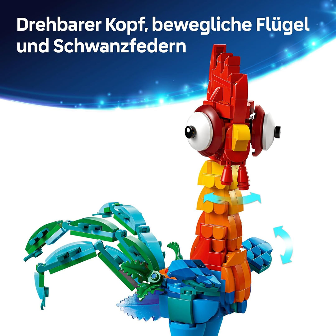 LEGO ǀ Disney Vaiana 2 Heihei - Spielset mit baubarer Tierfigur - Bauspielzeug für Filmfans - Fantas