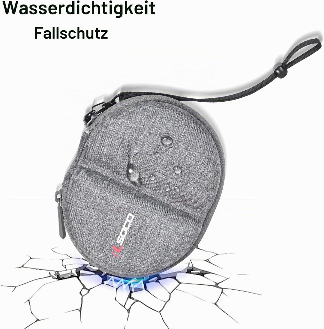 RLSOCO Tasche für SHOKZ OpenRun Pro 2 Mini/OpenRun Pro Mini Knochenschall Sportkopfhörer Grey, Grey