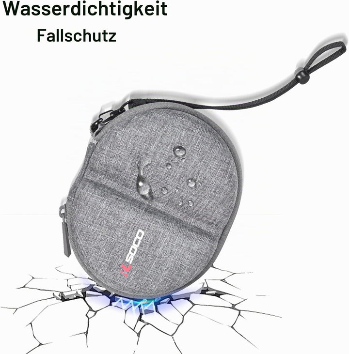 RLSOCO Tasche für SHOKZ OpenRun Pro 2 Mini/OpenRun Pro Mini Knochenschall Sportkopfhörer Grey, Grey