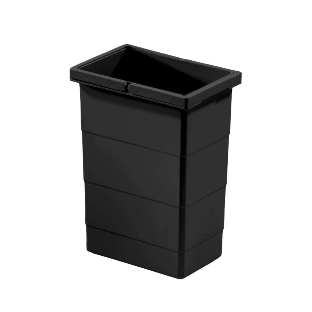 Hailo Inneneimer | Modell 1225959 | Schwarz | 8 Liter Fassungsvermögen | Masse: 226 x 156 x 295 mm |