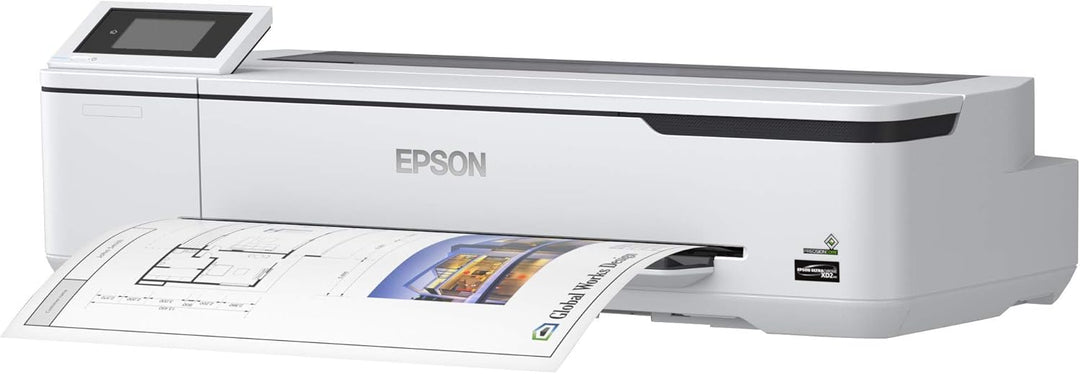 Epson SureColor SC-T3100N Tinten-Grossformatdrucker für CAD/GIS/POS (Drucke bis DIN A1+, Rollendruck