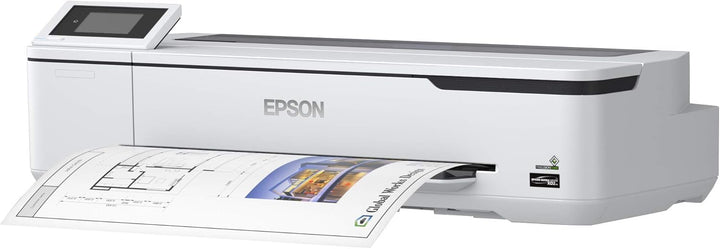 Epson SureColor SC-T3100N Tinten-Grossformatdrucker für CAD/GIS/POS (Drucke bis DIN A1+, Rollendruck