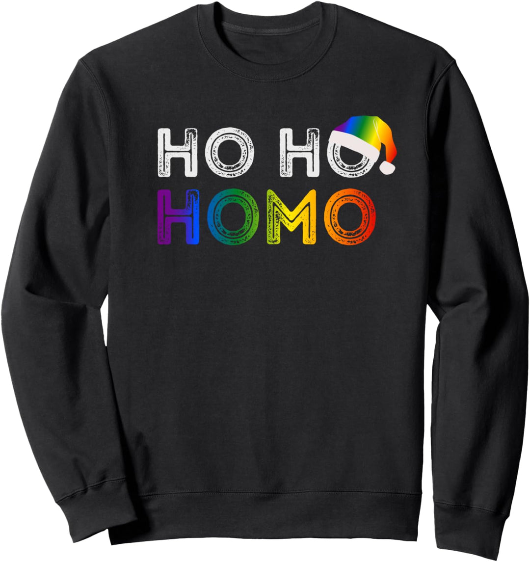 Ho Ho Homo homosexueller Gay Pride Sweatshirt