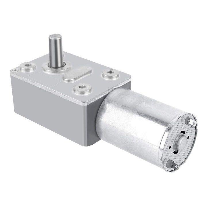 DC Getriebemotor 12V Reversibles Schneckengetriebe 12V, Hohem Drehmoment DC Motor Getriebemotor Gesa