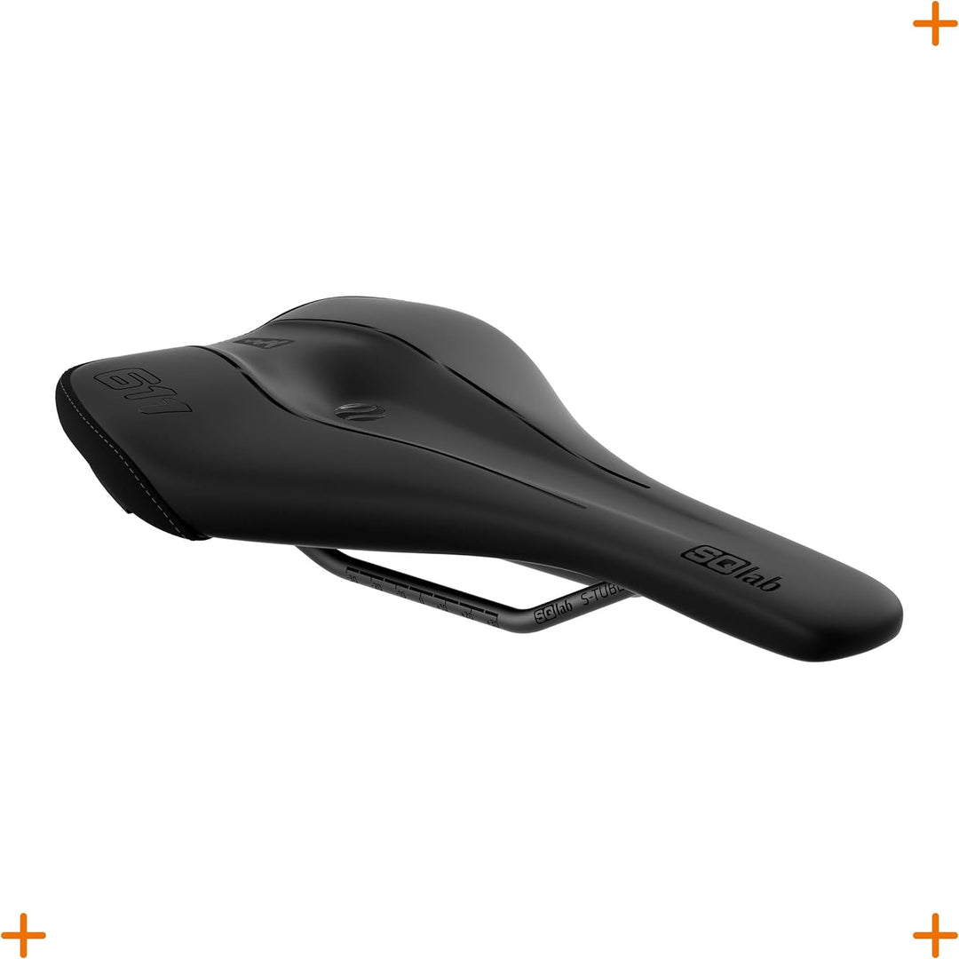 SQlab Unisex – Erwachsene 611 Ergowave Active 2.1 MTB Tech & Trail Fahrradsattel 13 cm Single, 13 cm
