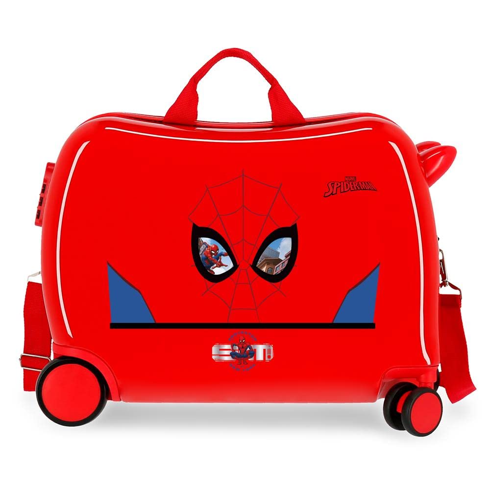 Marvel Spiderman Protector Kinderkoffer Rot 50 x 39 x 20 cm Starres ABS Seitliches Zahlenschloss 34