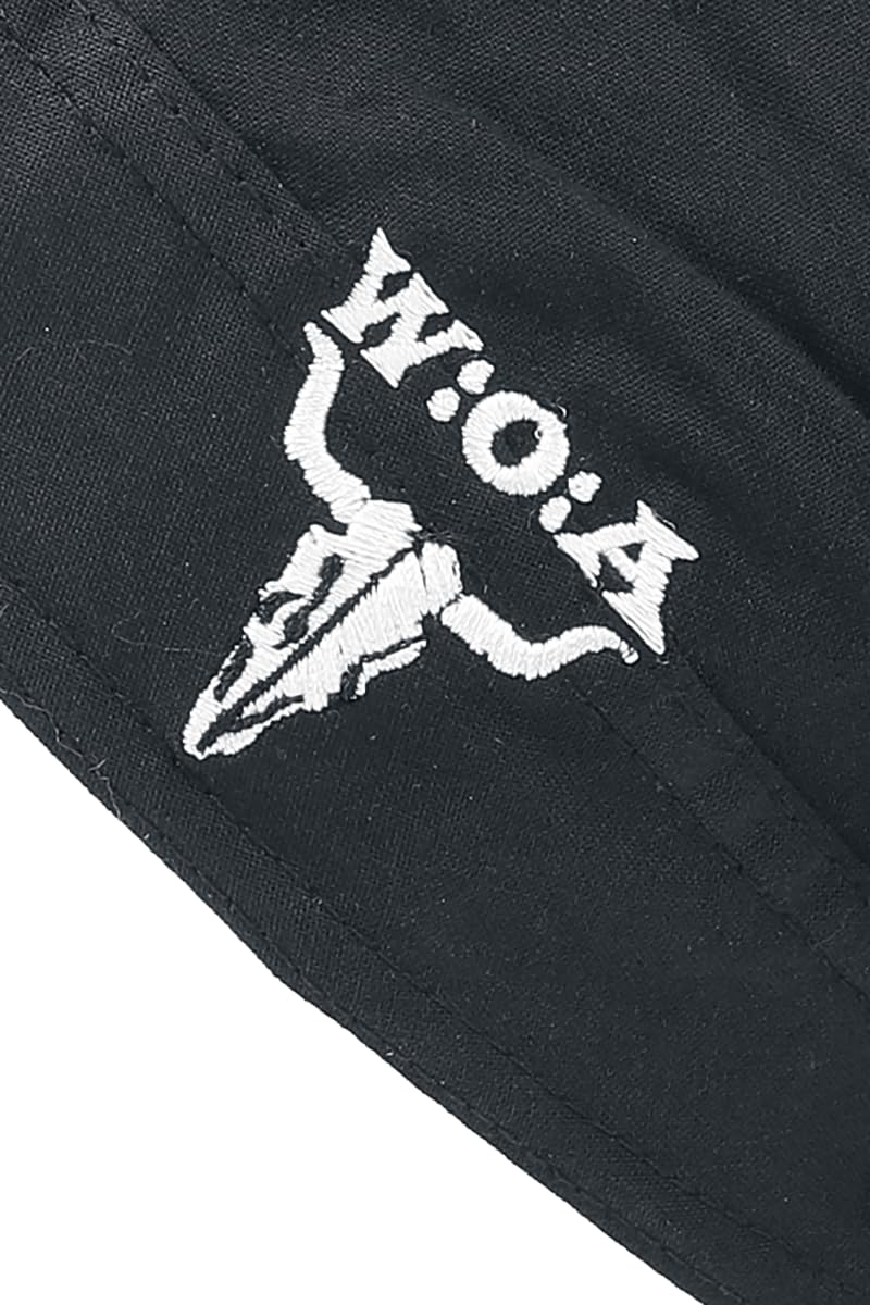 Wacken Open Air Wacken Unisex Stirnband schwarz 100% Baumwolle Band-Merch, Bands schwarz Standard, s