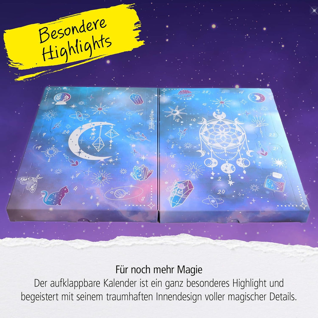 ONLINE Magic Adventskalender 2025 I Kreativ Kalender Teenager Mädchen, Jungen &amp; Erwachsene I Schreib