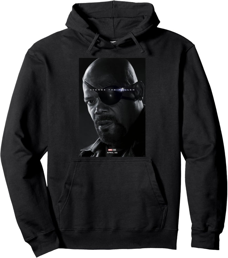 Marvel Avengers Endgame Nick Fury Avenge The Fallen Pullover Hoodie