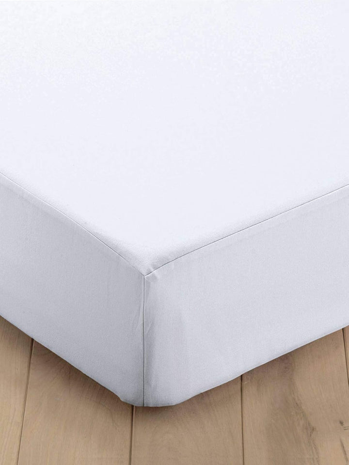 Vertbaudet Schonbezug aus Molton weiss 90X190 90X190 Weiss, 90X190 Weiss