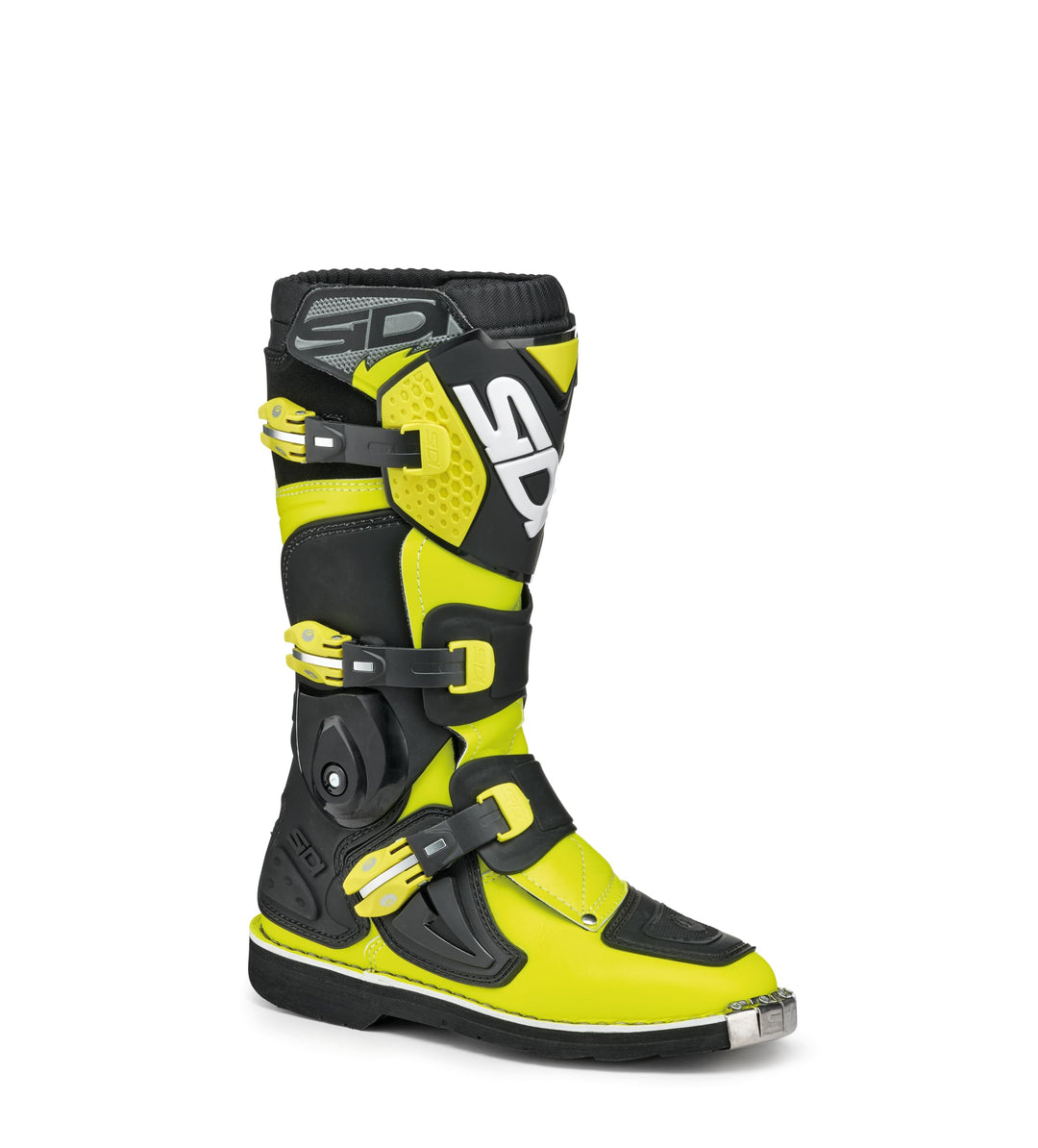 Sidi Mflame Unisex Kinder Flame 38 EU Black Yellow Fluo, 38 EU Black Yellow Fluo