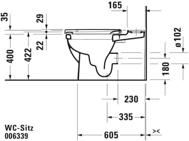 Duravit WC-Sitz, Weiss