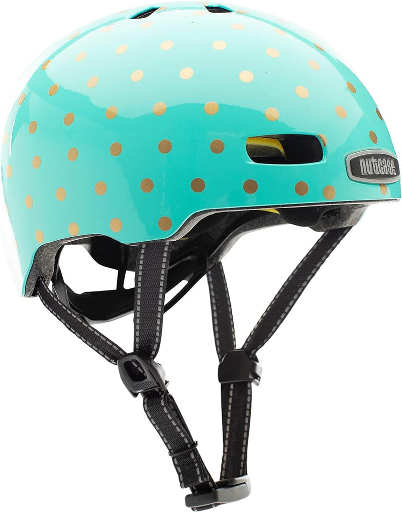 Nutcase Kinder Fahrradhelm Little Nutty MIPS, Sock Hop, 48-52 cm, 10001