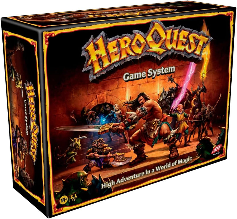 Avalon Hill HeroQuest Basisspiel Brettspiel, Dungeon Crawler Fantasie-Abenteuerspiel ab 14 Jahren, f