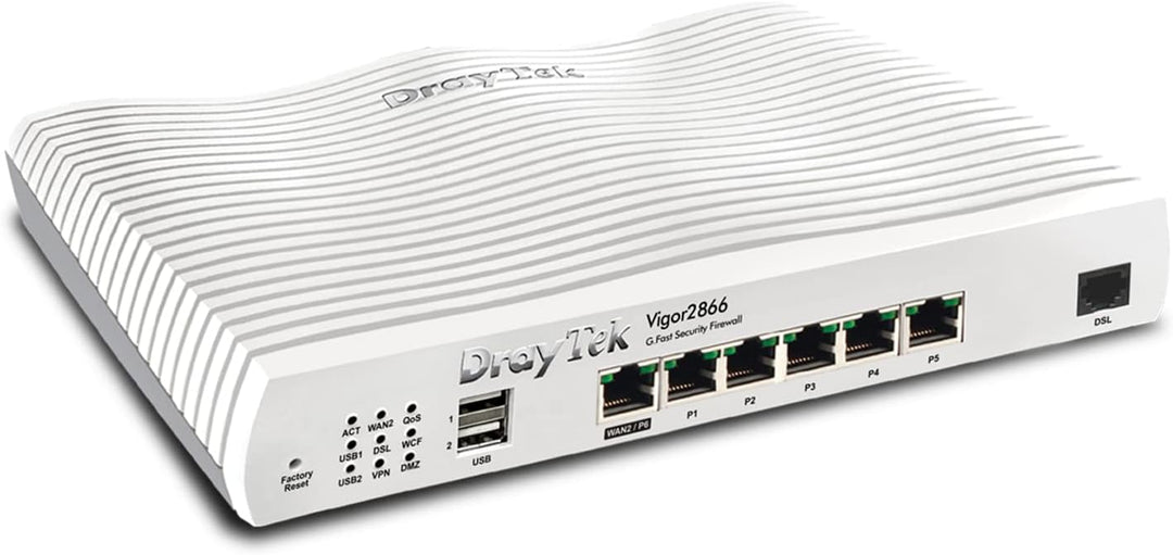 DrayTek Vigor 2866 - G.Fast Dual-WAN VPN Firewall Router, Vigor 2866