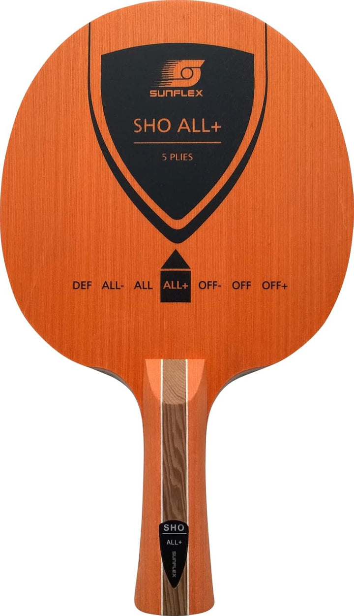 Sunflex SHO All+ Tischtennis-Holz | professionelles Allround Holz | 5 Furniere | tolle Balance zwisc