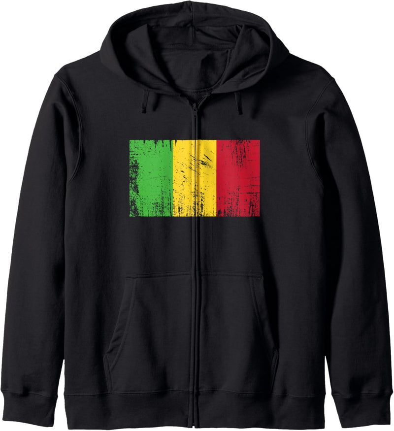 Mali Flagge-Fahne Geschenk Fussball-Fan Sport Kapuzenjacke