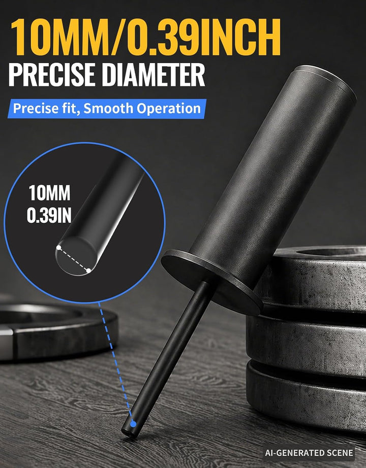 8/10 mm Gewichtsstapel Pin, Gym Pin mit Federclip Klemme, Gewichtsstapel Extender Pin für Kraftstati