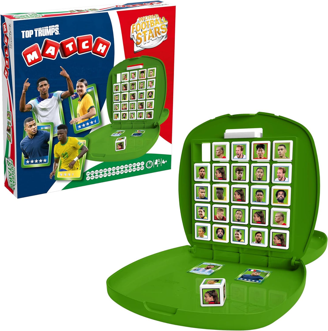 Top Trumps Match Weltfussballstars Edition - WFS Match Beliebte Brettspiele - Gedächtnisspiel für Fa