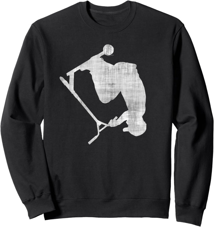 Stunt Scooter Roller Stuntroller Vintage Sweatshirt
