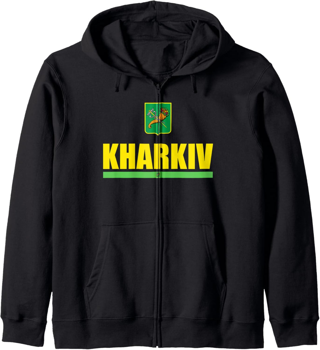 Kharkiv Ukraine Flag of Kharkov Gift Vintage Style Ukrainian Kapuzenjacke