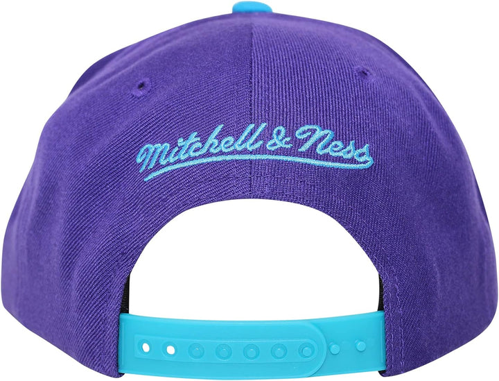 Mitchell & Ness Wool 2 Tone Snapback Cap Utah Jazz Purple/Blue