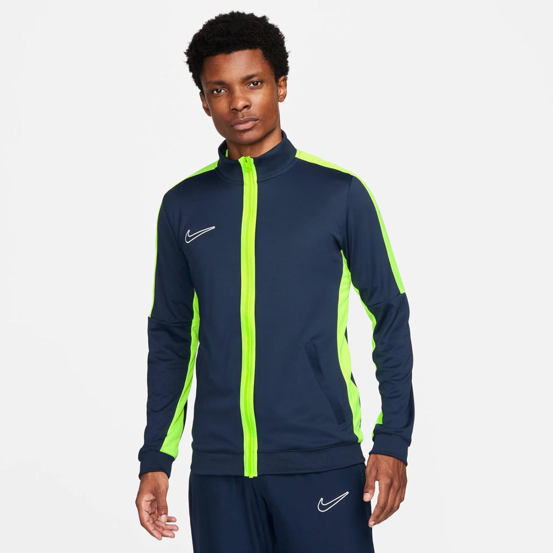 NIKE Herren M Nk Df Acd23 Trk Jkt K Jacket S Obsidian/Volt/White, S Obsidian/Volt/White