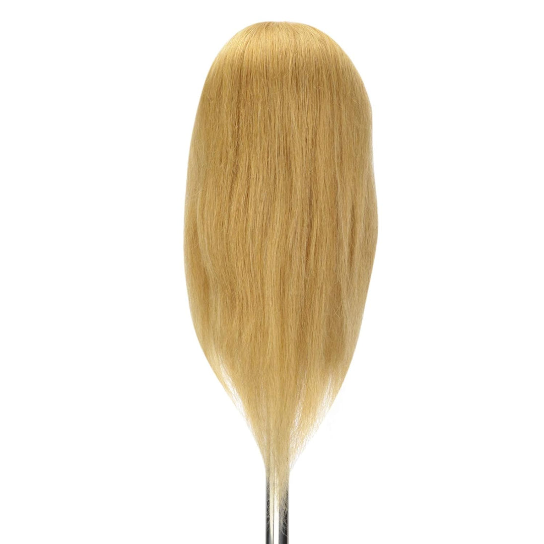 16" Frisierkopf übungskopf 100% Echthaar Trainingsköpfe für Friseure Frisierkopf Mit Langen Haaren P
