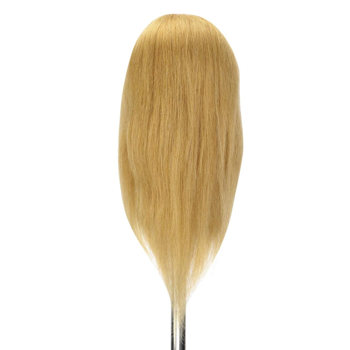 16" Frisierkopf übungskopf 100% Echthaar Trainingsköpfe für Friseure Frisierkopf Mit Langen Haaren P